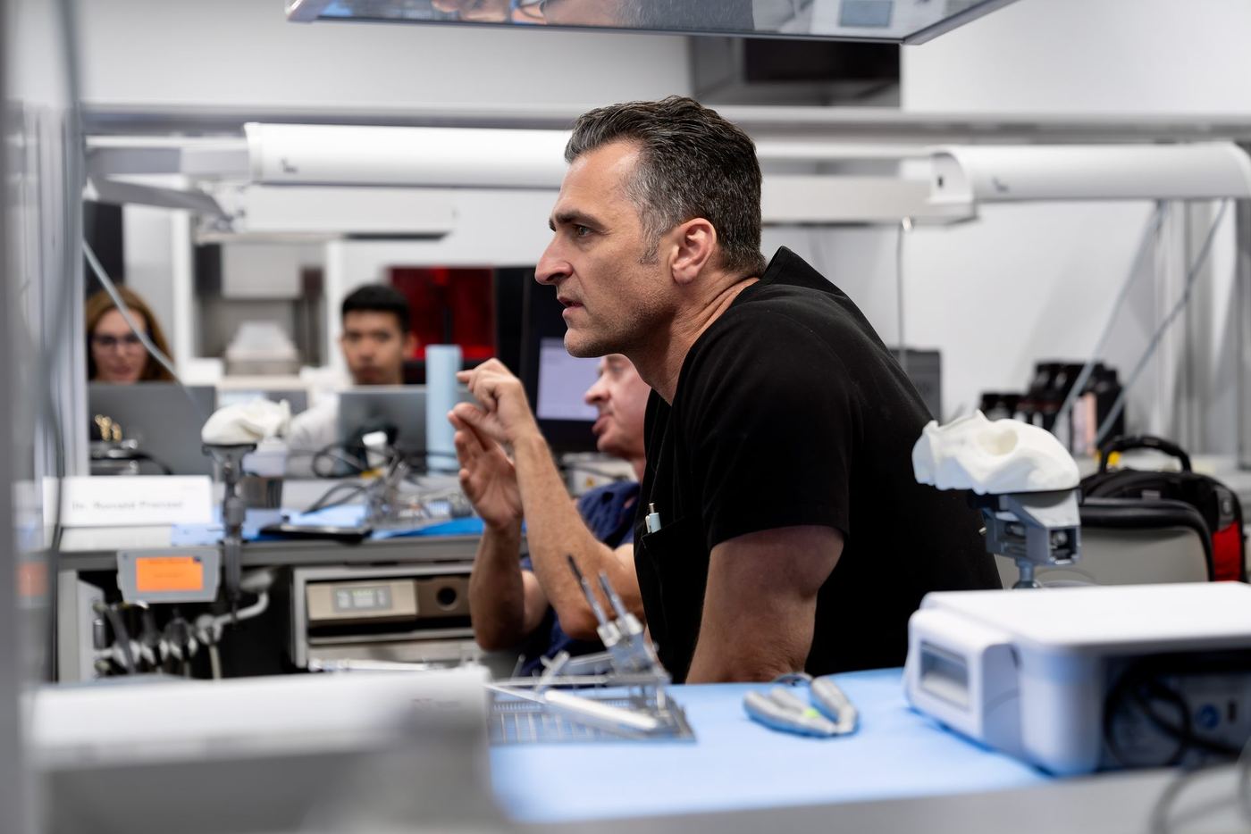 Doctor working inside the Phoenix training center