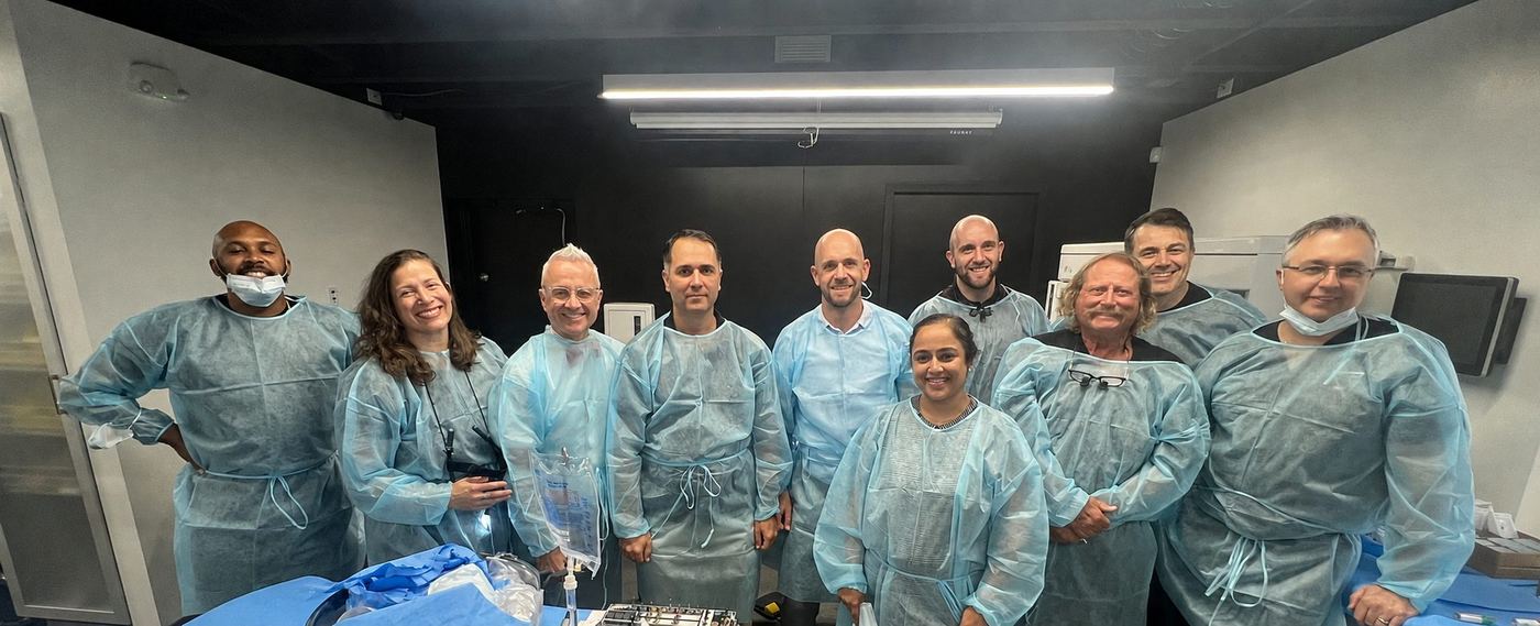 Full course cohort of dentists at Implant Education Company